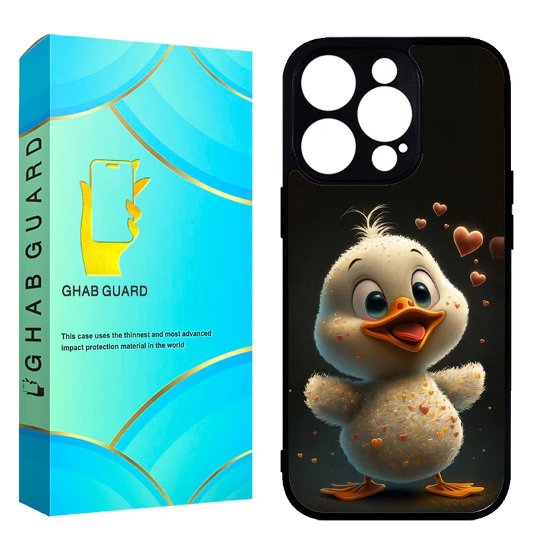 کاور قاب گارد طرح جوجه اردک مدل GCHP15P مناسب برای گوشی موبایل اپل iPhone 15 Pro