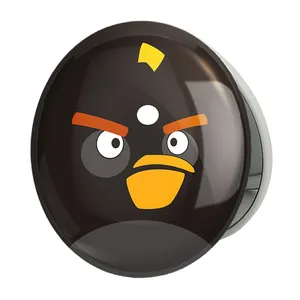 آینه جیبی خندالو طرح بمب پرندگان خشمگین Angry Birds مدل تاشو کد 13858 