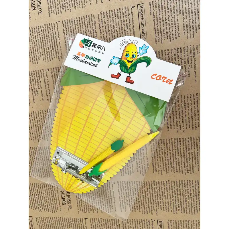 بسته لوازم مدل ذرت تپلی کد 04 مجموعه 4 عددی