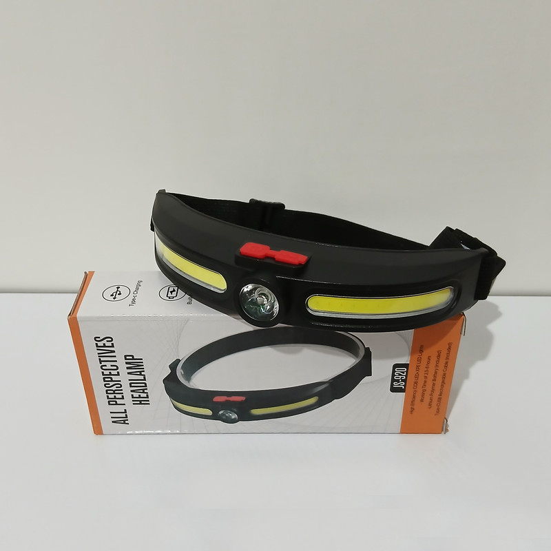 چراغ پیشانی مدل شارژی کد JS920 با نور مهتابی