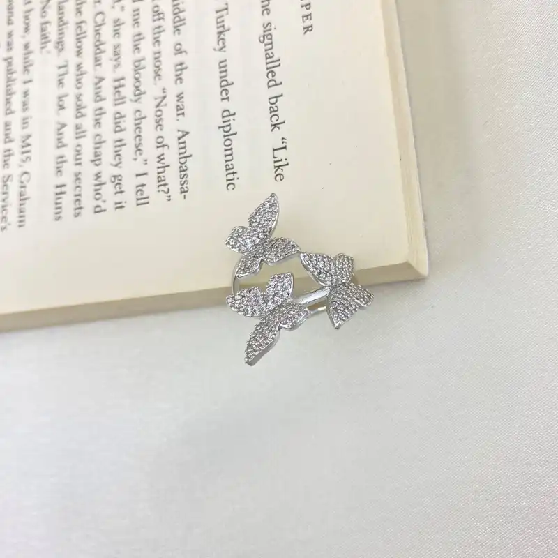 انگشتر زنانه مدل پروانه کد R4435