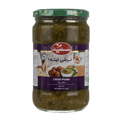 ترشی لیته سمیه مقدار 670 گرم