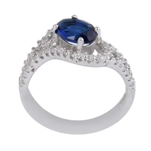 انگشتر نقره زنانه بازرگانی میلادی مدل سنگ کوارتز کد AWR_1096