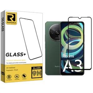 محافظ صفحه نمایش شیشه ای راندیکا مدل Premium مناسب برای گوشی موبایل شیائومی Redmi A3