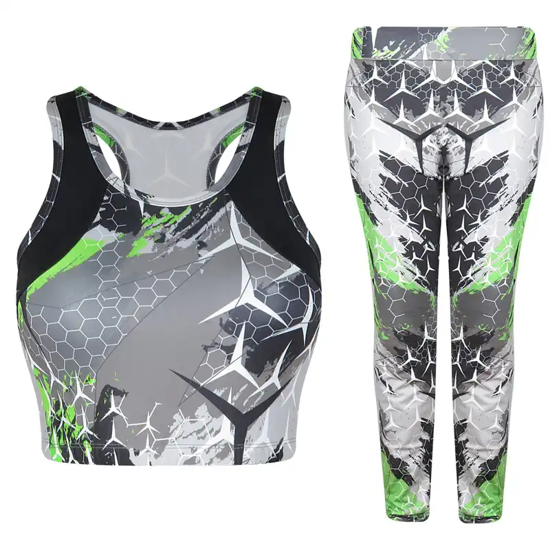 ست نیم تنه و شلوار ورزشی زنانه مدل 02