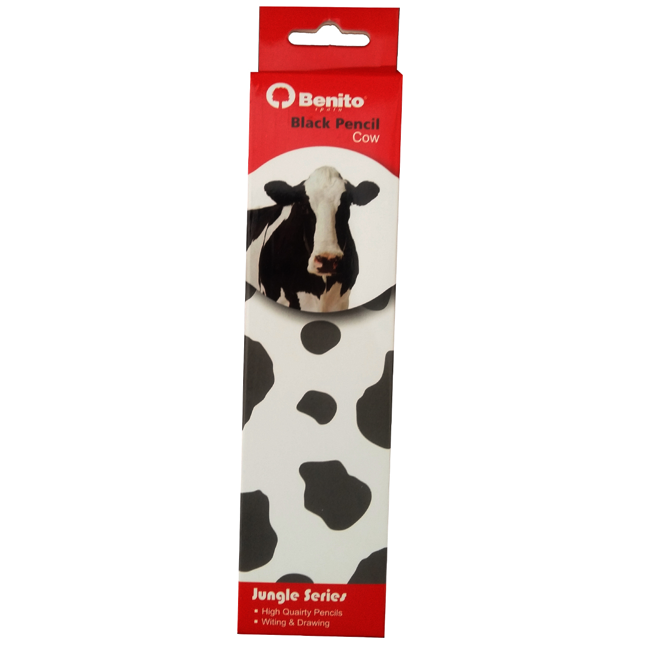 مداد مشکی بنیتو مدل Cow بسته 12 عددی