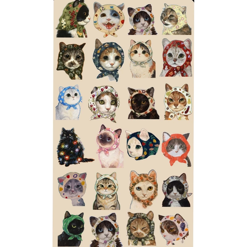 برچسب مدل گربه 