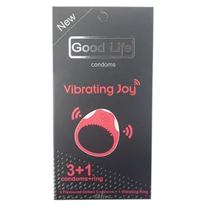 کاندوم گودلایف مدل ویبره دار  بسته 3در1 عددی