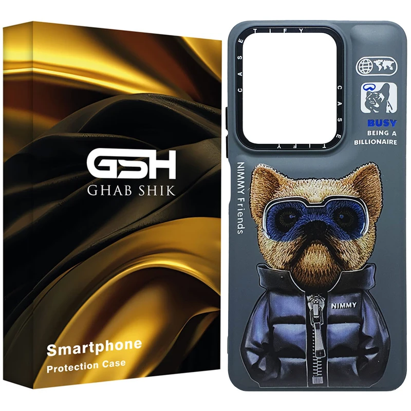 کاور قاب شیک مدل سیلیکونی طرح پوفی مناسب برای گوشی موبایل شیائومی Redmi Note 13 Pro 4G / Poco M6 Pro 4G