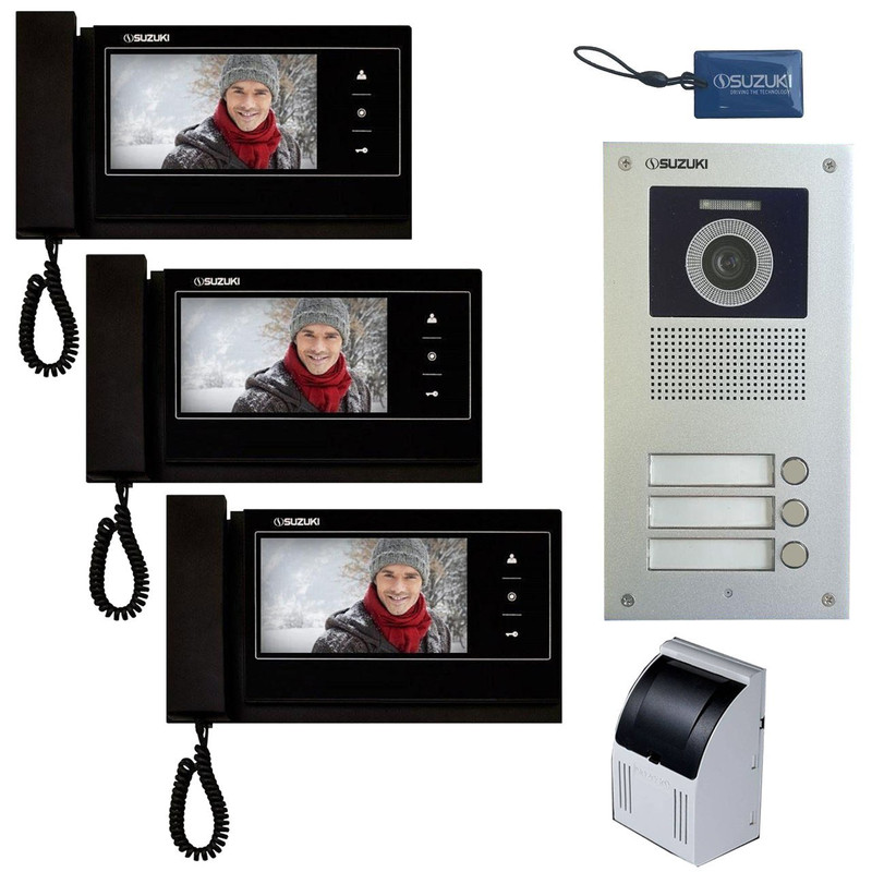 درب بازکن تصویری سوزوکی مدل 727BM-3v-c مجموعه 4 عددی