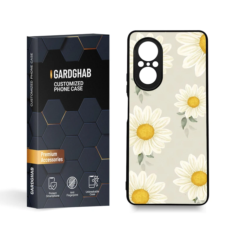کاور گارد قاب مدل گل مناسب برای گوشی موبایل آنر 50 SE/Nova 9 SE