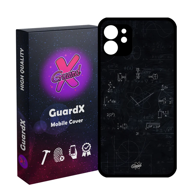کاور گارد ایکس طرح ریاضی مدل Glass10631 مناسب برای گوشی موبایل اپل iPhone 11