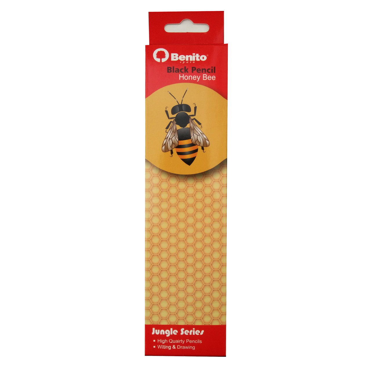 مداد مشکی بنیتو مدل Honey Bee بسته 12 عددی
