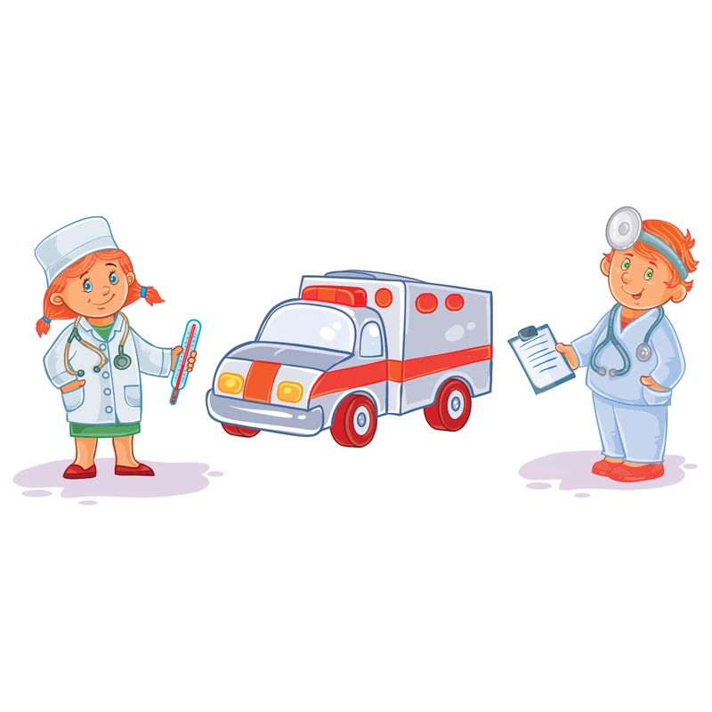 استیکر دیواری سالسو طرح kind doctor h.k
