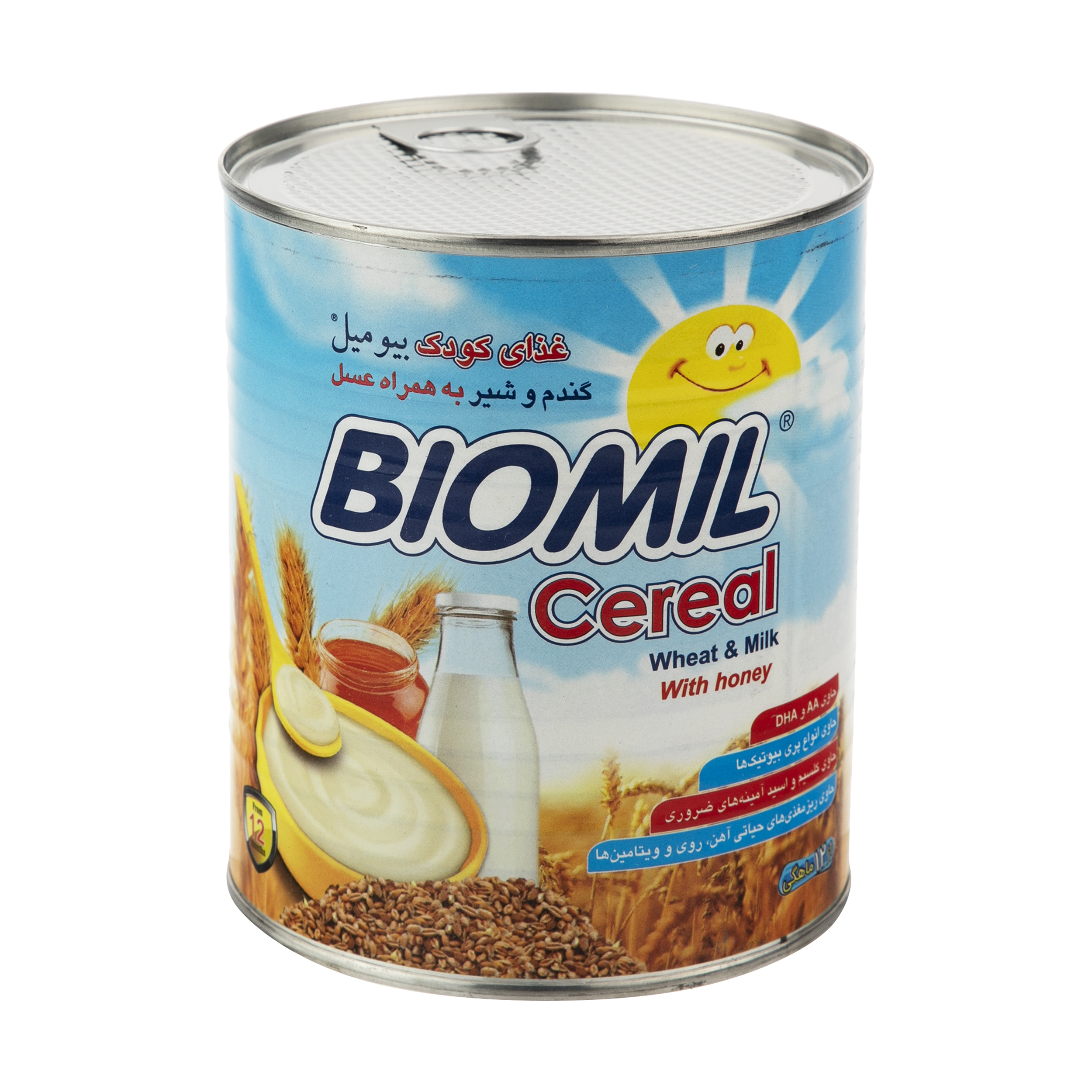 غذای کودک سرآل گندم و شیر به همراه عسل بیومیل - 400 گرم  