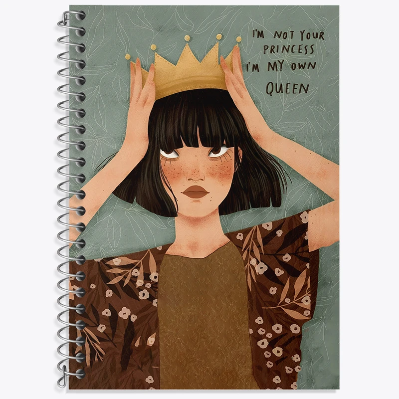 دفتر لغت 50 برگ خندالو طرح دخترانه کد N3003