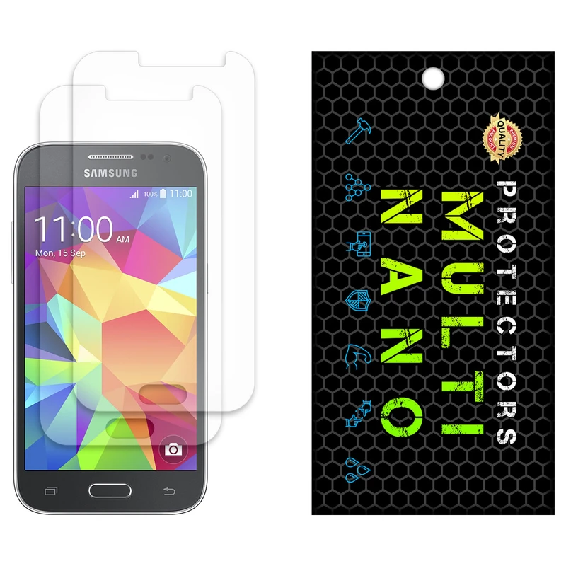 محافظ صفحه نمایش مات مولتی نانو مدل X-S2M مناسب برای گوشی موبایل سامسونگ Galaxy Core Prime بسته دو عددی