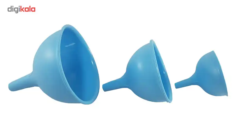 قیف سیلیکونی مدل مانترا مجموعه 3 عددی