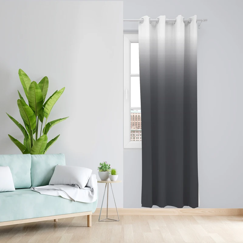 پرده طرح سایه روشن مدل مخمل پانچی کد 4219 z سایز 140x200 سانتی متر