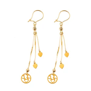 گوشواره طلا 18عیار گالری طلاباران مدل 0120