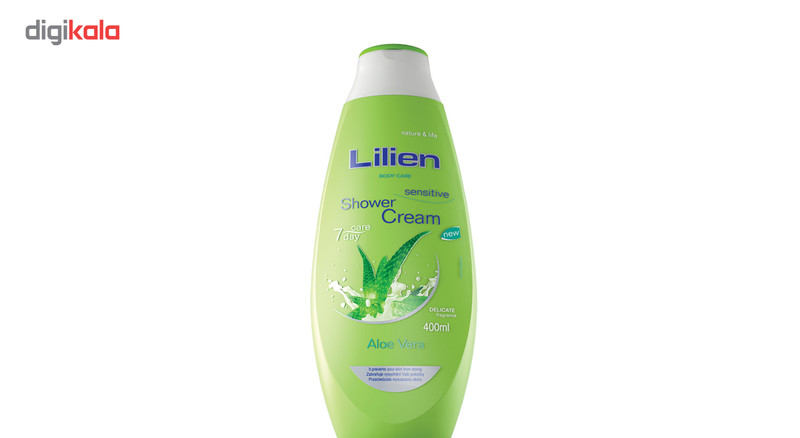کرم شستشوی بدن لیلین مدل Aloe Vera حجم 400 میلی لیتر