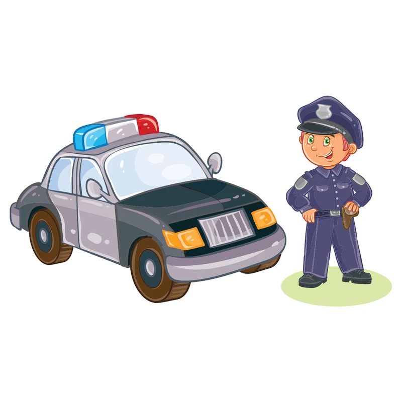 استیکر دیواری سالسو طرح police h.k