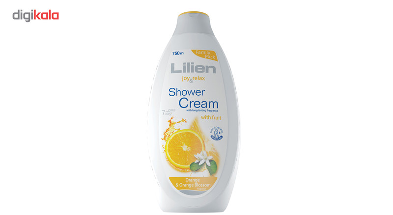 کرم شستشوی بدن لیلین مدل Orange - Orange Blossom حجم 750 میلی لیتر