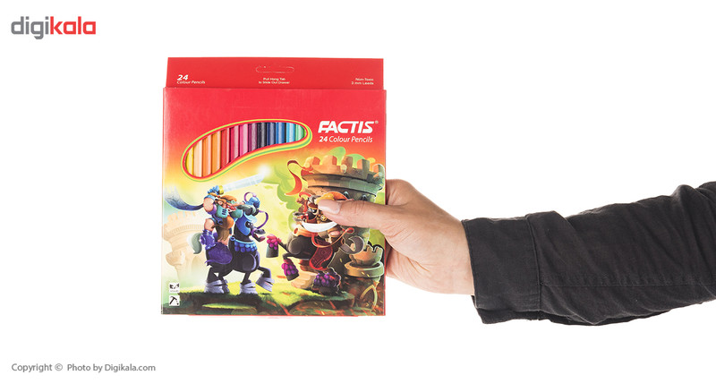مداد رنگی 24 رنگ فکتیس کد 702-2