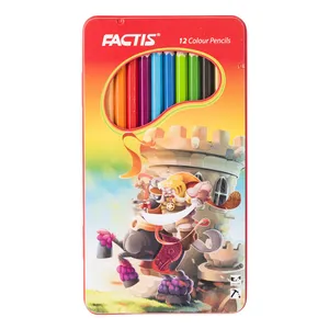 Factis F071120121004 Pattern 4 Color Pencil Pack of 12