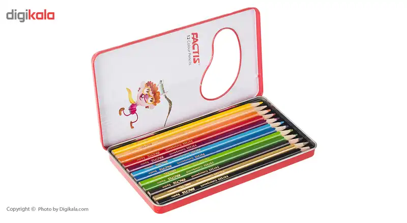 مداد رنگی 12 رنگ فکتیس مدل F071120121004 طرح 1