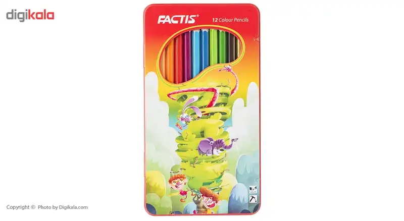 مداد رنگی 12 رنگ فکتیس مدل F071120121004 طرح 1