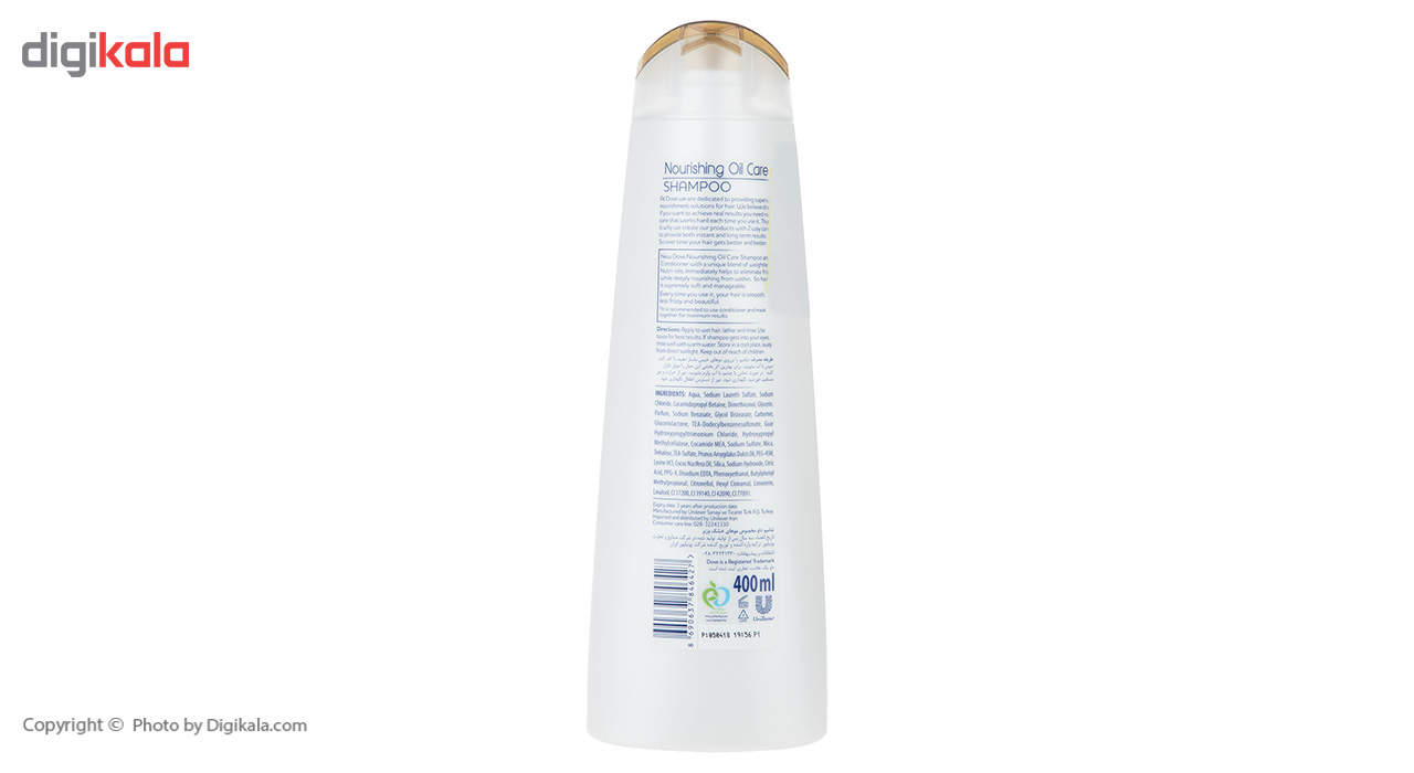 شامپو داو سری Nutritive Solution مدل Nourishing Oil Care حجم 400 میلی لیتر