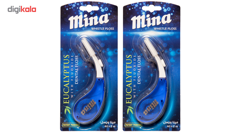 نخ دندان مینا مدل ویسل اکالیپتوس بسته 2 عددی