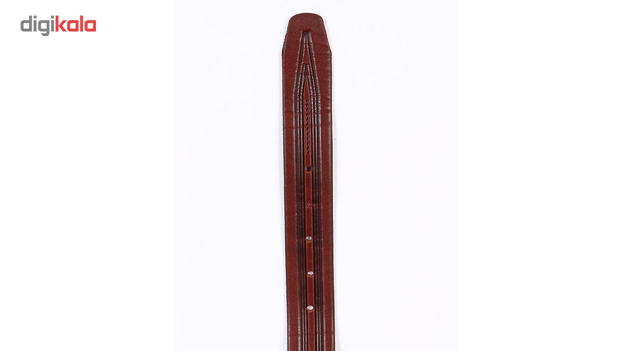 کمربند طرح دار رویال چرم کد M43-Brown -  - 4