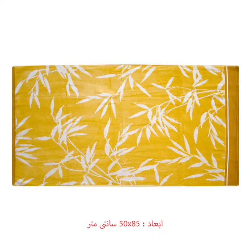 حوله دستی ازدیلک مدل hardal-gri سایز 50x85 سانتی متر مجموعه 4 عددی