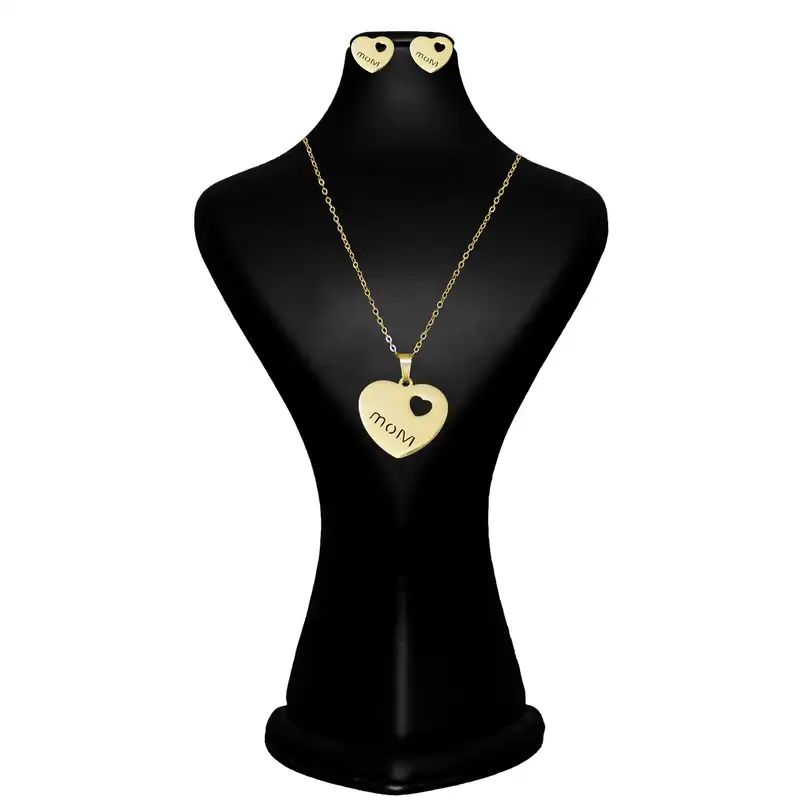 نیم ست زنانه طرح قلب کد RKH_1465