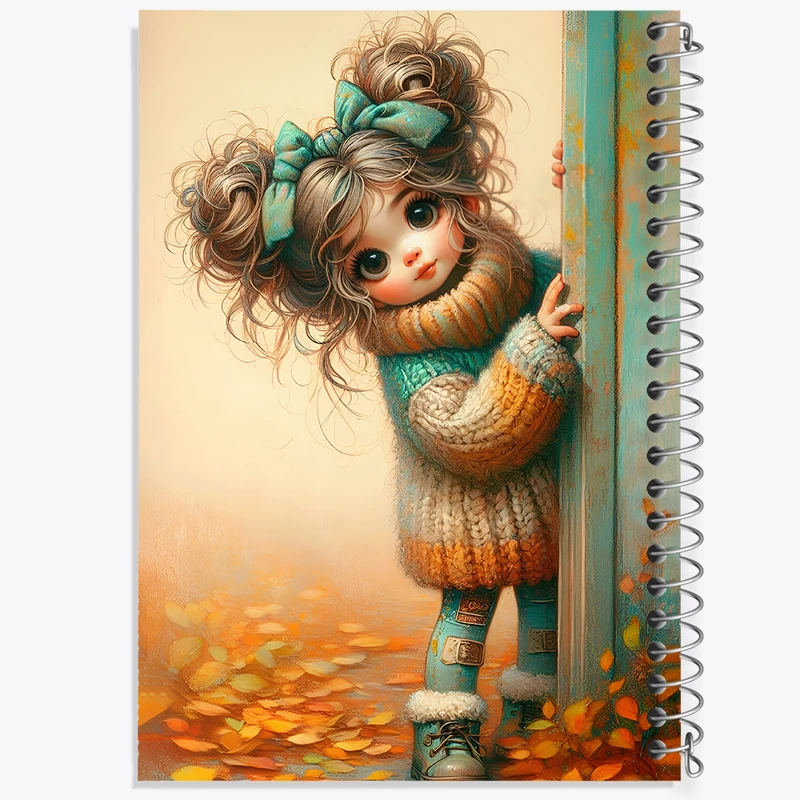 دفتر مشق 50 برگ خندالو طرح دخترانه کد F5538