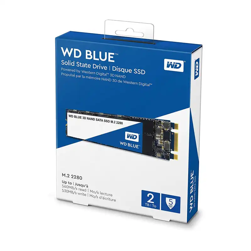 حافظه SSD وسترن دیجیتال مدل BLUE WDS200T1B0B ظرفیت 2 ترابایت