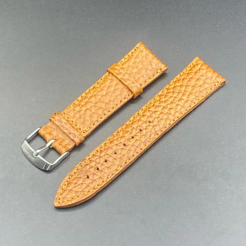 بند ساعت مچی مدل چرم پوست مار کد 22mm