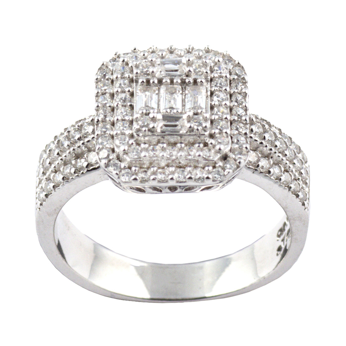 انگشتر نقره زنانه مدل AVN_N086