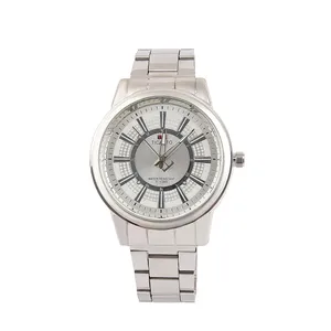 ساعت مچی عقربه‌ای مردانه مدل بند استیل کد WHM_215