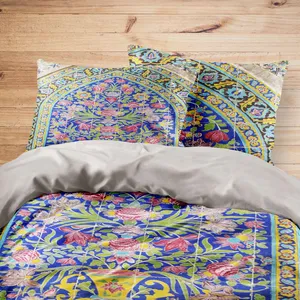 سرویس روتختی مدوپد طرح گلاله مدل pod00272 یک نفره 4 تکه