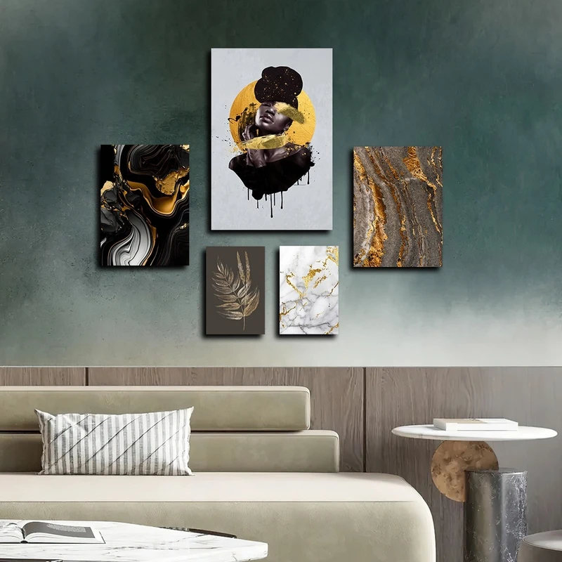 تابلو شاسی بکلیت طرح مدرن چهره و مرمر مدل SH-2612 مجموعه 5 عددی