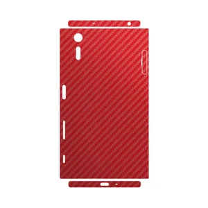 MAHOOT Red-Fiber-FullSkin Cover Sticker for Sony Xperia XZ
