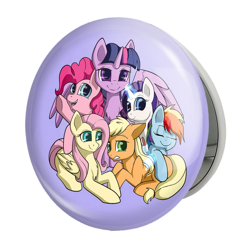 آینه جیبی خندالو طرح اسب پونی مدل تاشو کد 24841 