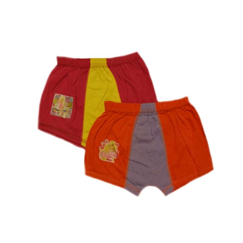 شورت دخترانه مدل باربی کد 4-1مجموعه 2 عددی