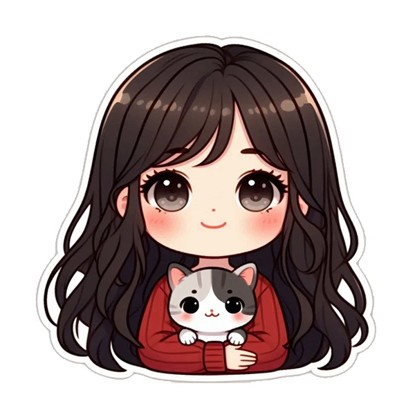 استیکر پارچه و لباس پاد آفرین طرح دختر کد 519