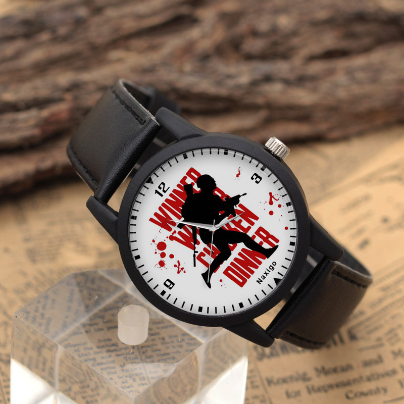 ساعت مچی عقربه ای ناکسیگو طرح پابجی کد LF4231