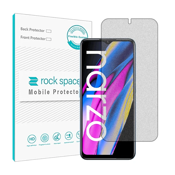 محافظ صفحه نمایش مات راک اسپیس مدل HyMTT مناسب برای گوشی موبایل ریلمی Narzo 50A Prime