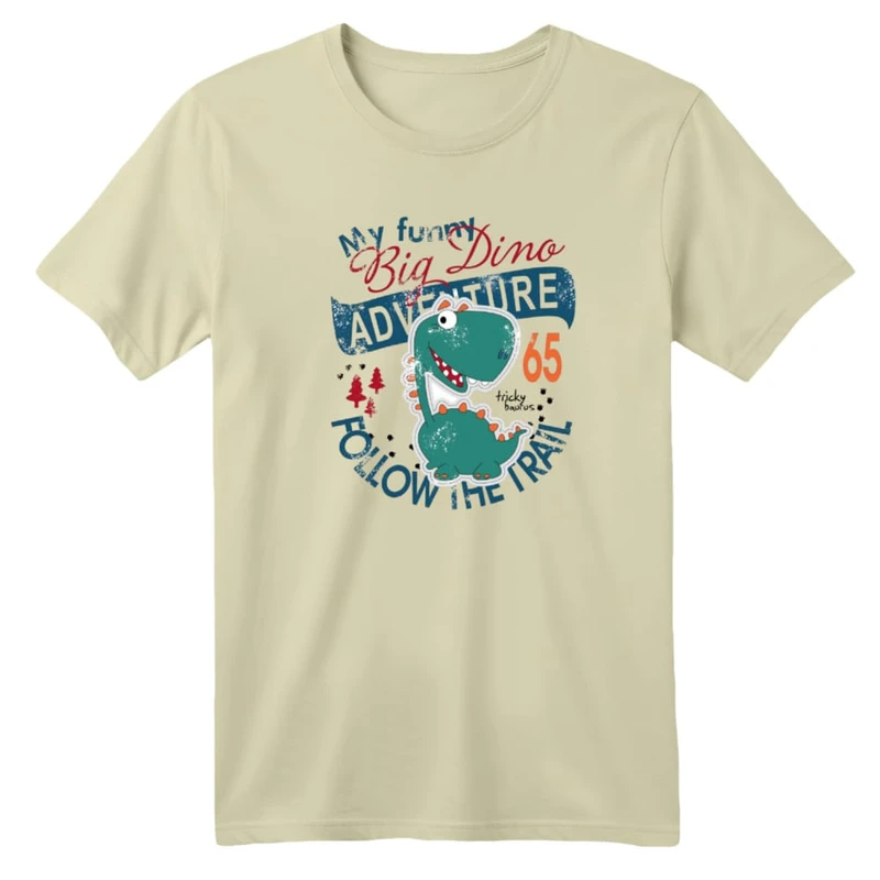 تی شرت آستین کوتاه بچگانه مدل دایناسور کد ۳۱